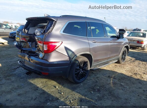 5FNYF5H25MB023320 2021 HONDA PILOT Серый Задняя правая четверть
