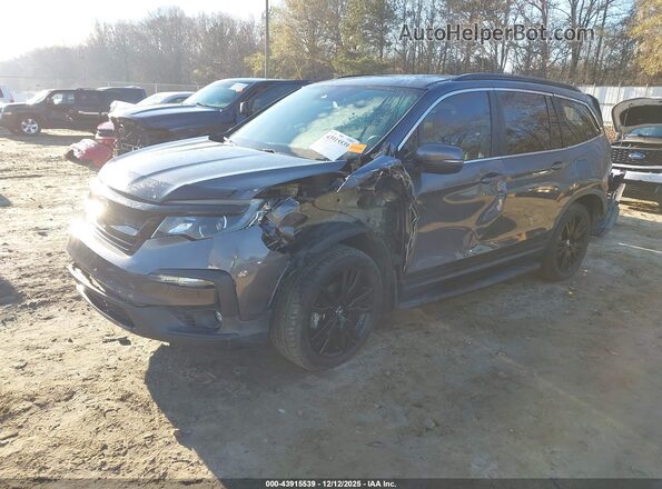 5FNYF5H25MB023320 2021 HONDA PILOT Серый Передняя левая четверть