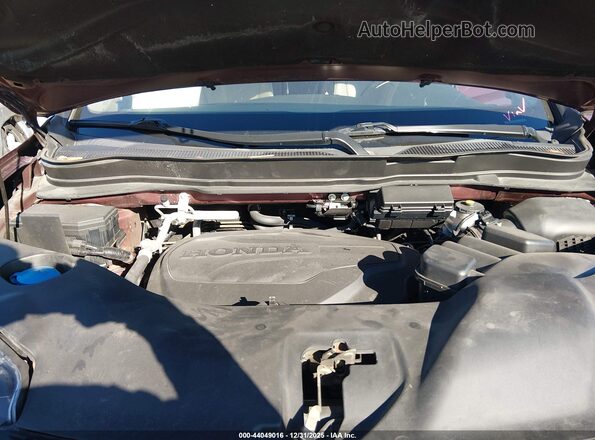 5FNYF5H2XNB005221 2022 HONDA PILOT Темно-бордовый Вид сзади
