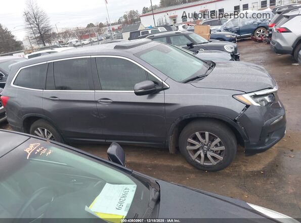 5FNYF5H50NB036620 2022 HONDA PILOT Gray Widok wnętrza z tyłu