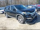 2018 Honda Pilot Ex-l Черный vin: 5FNYF5H53JB028845
