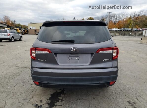 5FNYF6H16MB011464 2021 HONDA PILOT Серый Вид сзади