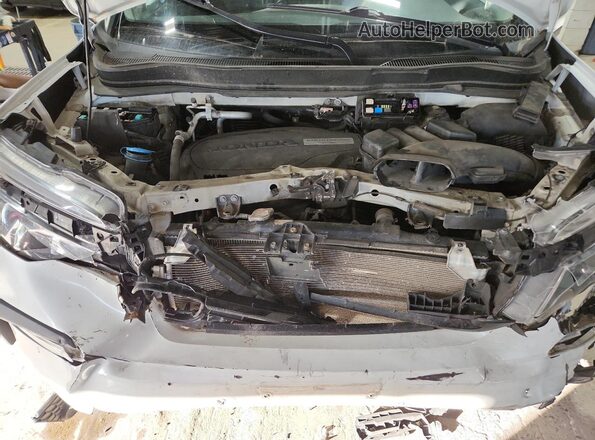 5FNYF6H25MB006863 2021 HONDA PILOT White Vista del compartimento del motor