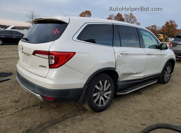 5FNYF6H35KB079625 2019 HONDA PILOT Белый Задняя правая четверть