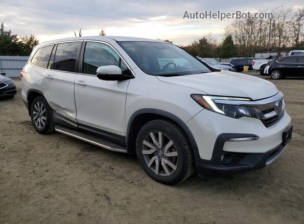 5FNYF6H35KB079625 2019 HONDA PILOT Белый Передняя правая четверть