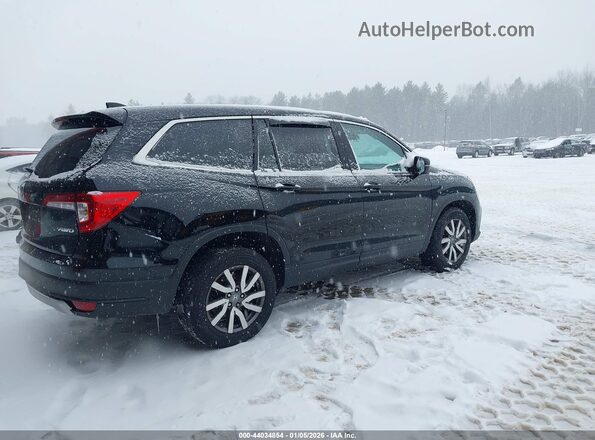 5FNYF6H52KB072763 2019 HONDA PILOT Черный Задняя правая четверть