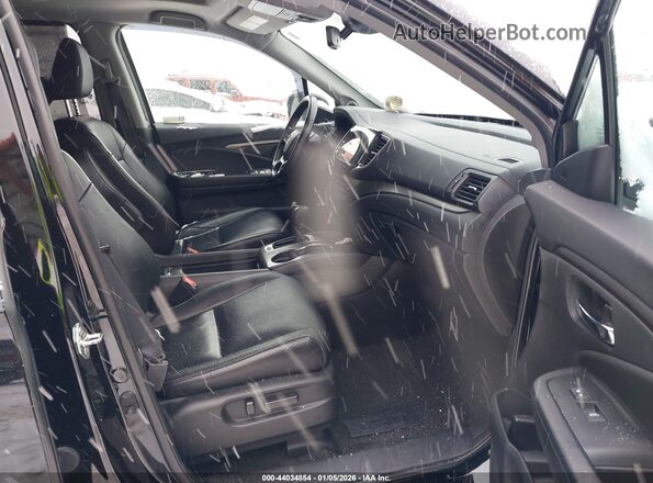 5FNYF6H52KB072763 2019 HONDA PILOT Черный Вид салона спереди