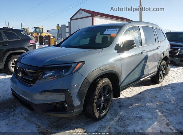 5FNYF6H89NB074489 2022 HONDA PILOT Серый Передняя левая четверть