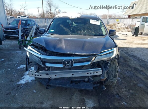 5FNYF6H9XKB018470 2019 HONDA PILOT Серый Вид щитка приборов