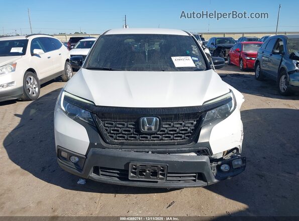 5FNYF7H21MB013475 2021 HONDA PASSPORT White Widok zestawu wskaźników