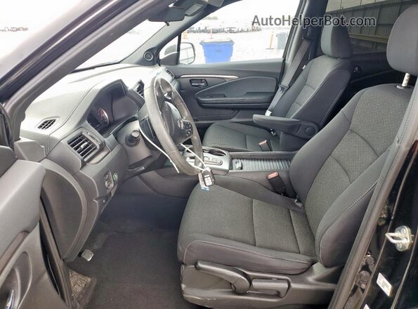 5FNYF7H28KB009811 2019 HONDA PASSPORT Черный Вид салона спереди