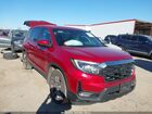 2022 Honda Passport 2wd Ex-l Red vin: 5FNYF7H50NB002124