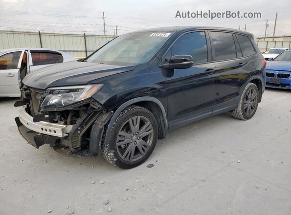 5FNYF7H58MB015556 2021 HONDA PASSPORT Черный Передняя левая четверть