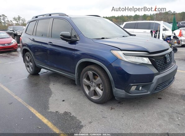 5FNYF7H98LB004655 2020 HONDA PASSPORT Blue Przód prawy