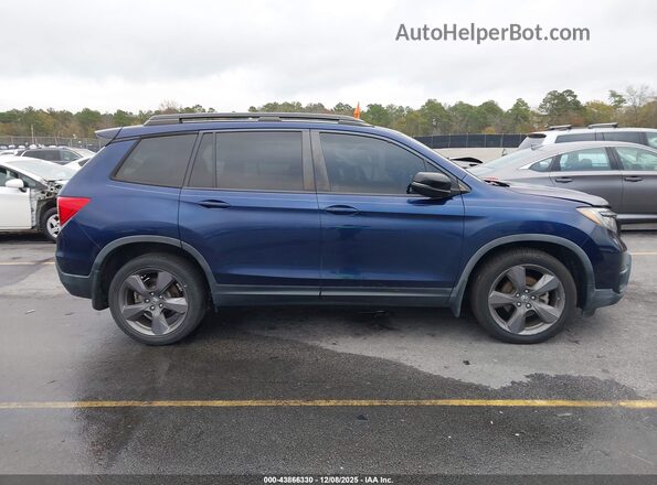 5FNYF7H98LB004655 2020 HONDA PASSPORT Blue Widok wnętrza z tyłu
