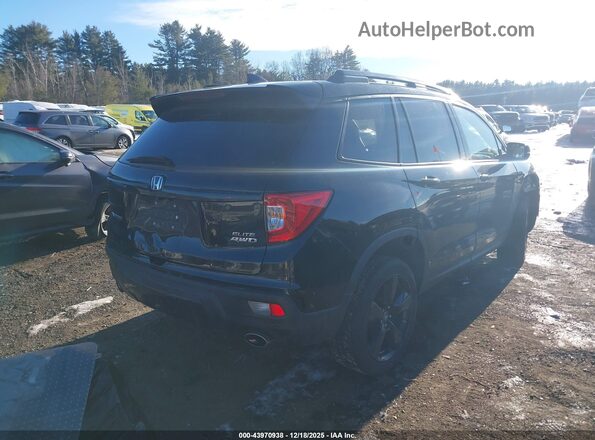 5FNYF8H03KB017612 2019 HONDA PASSPORT Черный Задняя правая четверть