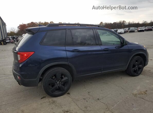 5FNYF8H0XKB026985 2019 HONDA PASSPORT Синий Задняя правая четверть