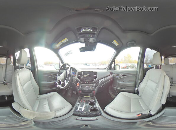 5FNYF8H0XKB026985 2019 HONDA PASSPORT Синий Панорамный вид салона 360°