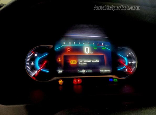 5FNYF8H55LB017561 2020 HONDA PASSPORT Black Instrument cluster view