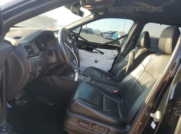 5FNYF8H59KB017402 2019 HONDA PASSPORT Черный Вид салона спереди