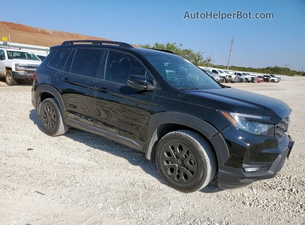 5FNYF8H60PB003145 2023 HONDA PASSPORT Черный Передняя правая четверть