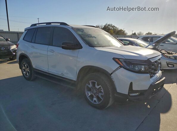 5FNYF8H65NB004689 2022 HONDA PASSPORT Белый Передняя правая четверть
