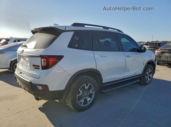 5FNYF8H65NB004689 2022 HONDA PASSPORT Белый Задняя правая четверть