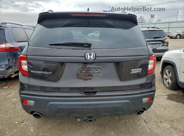 5FNYF8H96KB030367 2019 HONDA PASSPORT Black Vista trasera