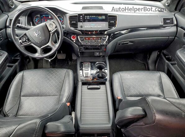 5FNYF8H96KB030367 2019 HONDA PASSPORT Black Vista del salpicadero