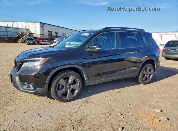 5FNYF8H96KB030367 2019 HONDA PASSPORT Black Vista tres cuartos delantera izquierda