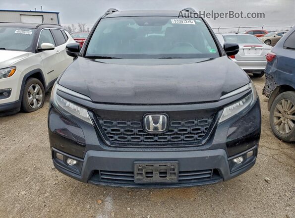 5FNYF8H96KB030367 2019 HONDA PASSPORT Black Vista frontal