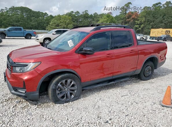5FPYK3F12MB021378 2021 HONDA RIDGELINE Красный Передняя левая четверть