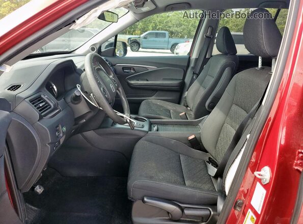 5FPYK3F12MB021378 2021 HONDA RIDGELINE Красный Вид салона спереди