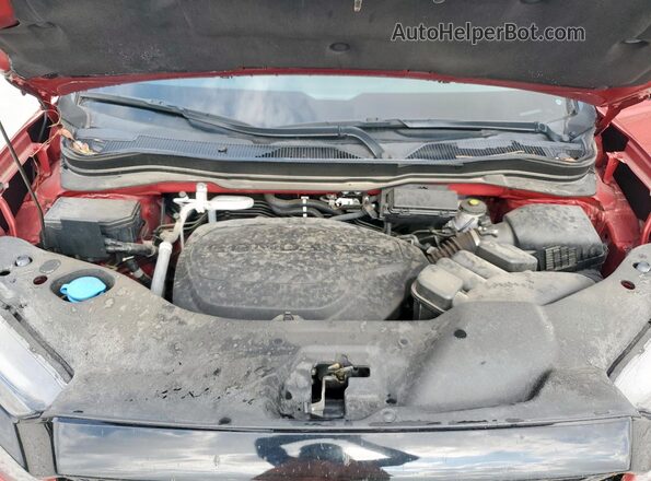 5FPYK3F12MB021378 2021 HONDA RIDGELINE Красный Вид задней части салона