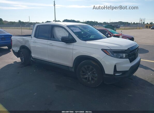 5FPYK3F12RB017239 2024 HONDA RIDGELINE Белый Передняя правая четверть