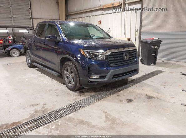 5FPYK3F50NB010920 2022 HONDA RIDGELINE Синий Передняя правая четверть
