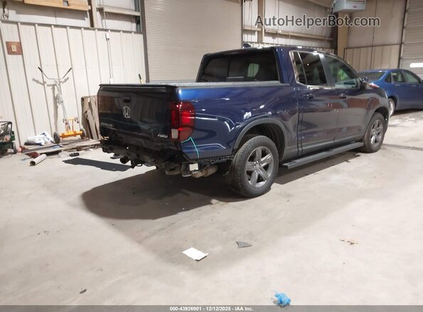 5FPYK3F50NB010920 2022 HONDA RIDGELINE Синий Задняя правая четверть