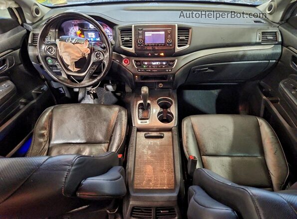 5FPYK3F56HB003779 2017 HONDA RIDGELINE Белый Вид панели приборов