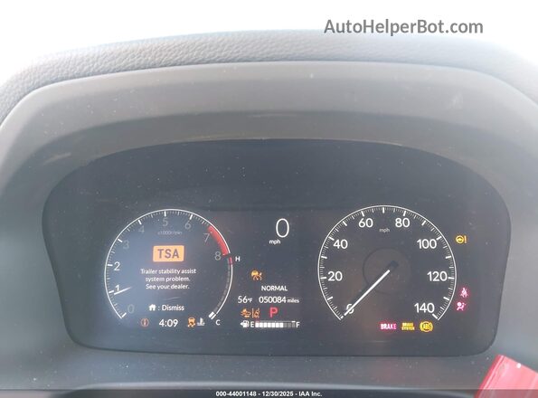 5FPYK3F59RB003177 2024 HONDA RIDGELINE Gray Widok tylnych siedzeń