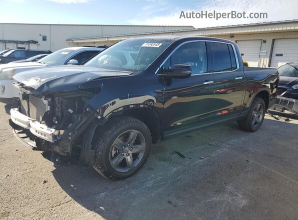 5FPYK3F71PB033739 2023 HONDA RIDGELINE Black Vista tres cuartos delantera izquierda