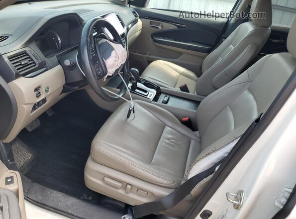 5FPYK3F72KB025268 2019 HONDA RIDGELINE White Widok wnętrza z przodu