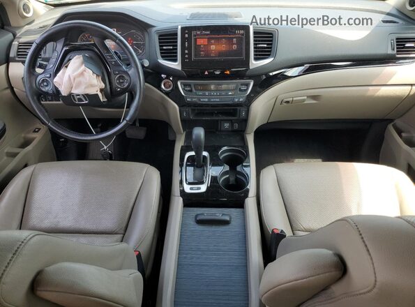 5FPYK3F72KB025268 2019 HONDA RIDGELINE White Widok deski rozdzielczej