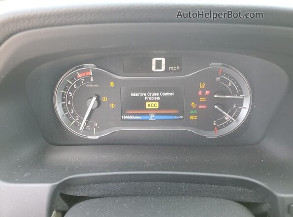 5FPYK3F72KB025268 2019 HONDA RIDGELINE White Widok zestawu wskaźników