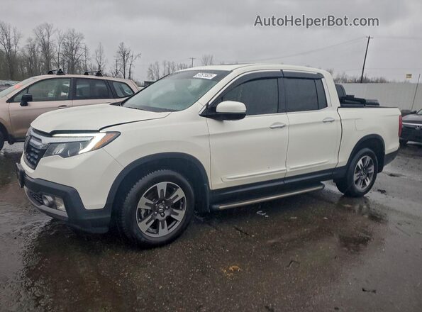 5FPYK3F75KB005547 2019 HONDA RIDGELINE White Առջևի ձախ երեք քառորդ տեսարան
