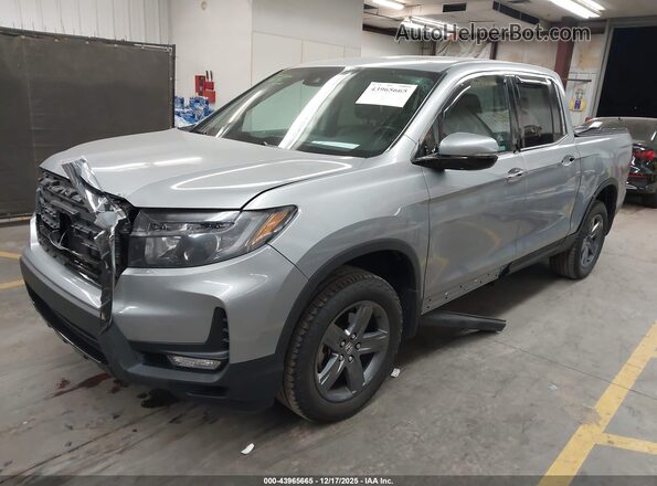 5FPYK3F78PB063496 2023 HONDA RIDGELINE Gray Vista tres cuartos delantera izquierda