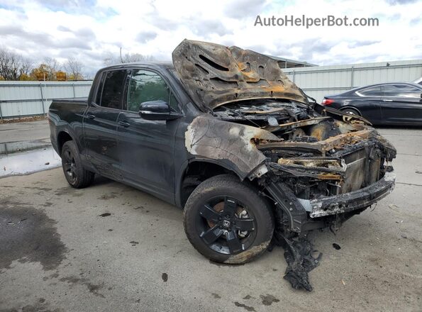 5FPYK3F8XRB000735 2024 HONDA RIDGELINE Black Przód prawy