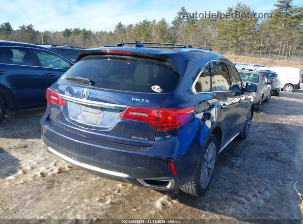 5FRYD4H57HB029845 2017 ACURA MDX Dark Blue Задняя правая четверть