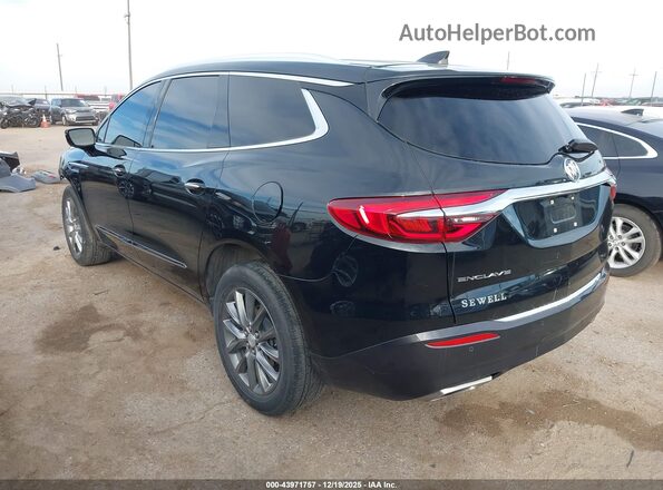 5GAERBKW7MJ269588 2021 BUICK ENCLAVE Черный Задняя левая четверть