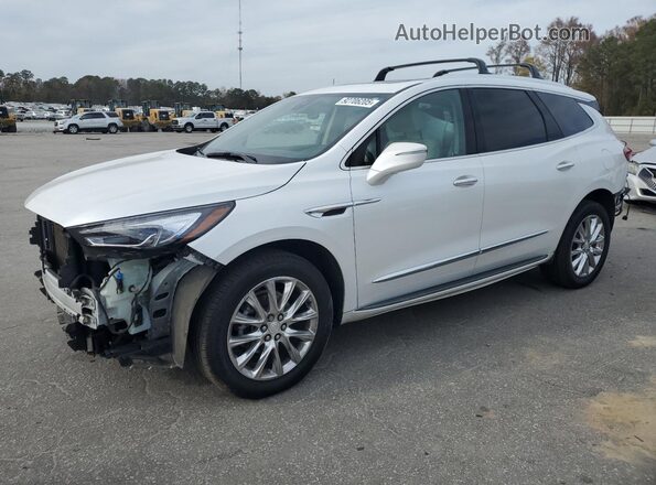 5GAERCKW8MJ205159 2021 BUICK ENCLAVE Белый Передняя левая четверть