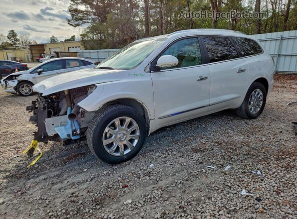 5GAKRBKD7HJ346449 2017 BUICK ENCLAVE Белый Передняя левая четверть